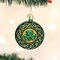 Old World Christmas 3.0 Inch Celtic Brooch Christmas Tree Ornament , Ornament Irish Knots Shamrock